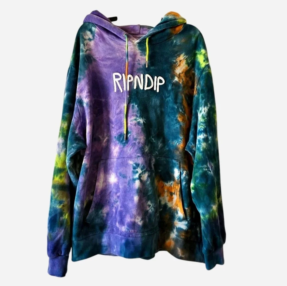 Ripndip Multicolor Unisex Tie-Dye Hoodie - Picture 1 of 3
